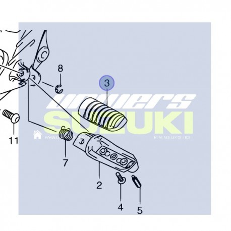 REVETEMENT CALE PIED 43550-44G10