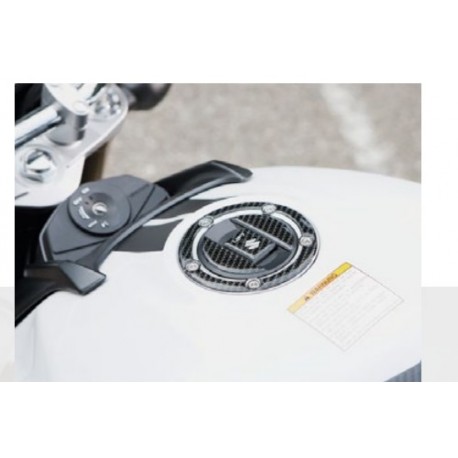 Autocollant de Protection de Couvercle de Bouchon de Réservoir de Carburant  En Fibre de Carbone Noire 5D pour Moto - Cdiscount Auto
