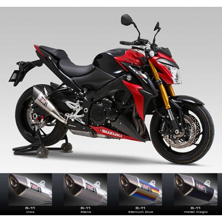 SILENCIEUX GSX-S1000/F R11 TITANE BLEU SILENCIEUX GSX-S1000/F R11 TITANE BLEU