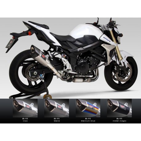 SILENCIEUX GSR750 R11 TITANE BLEU SILENCIEUX GSR750 R11 TITANE BLEU