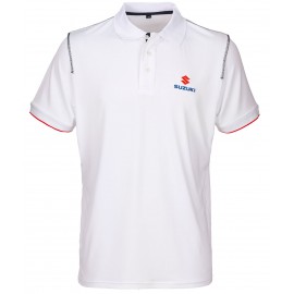 POLO SUZUKI BLANC HOMME 