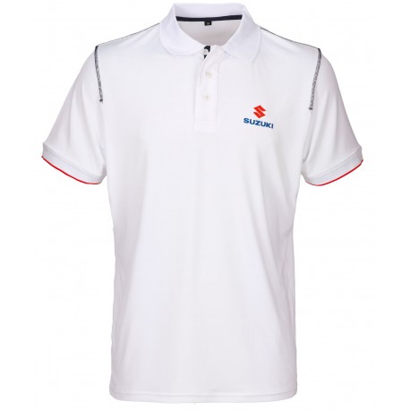 POLO SUZUKI BLANC HOMME 